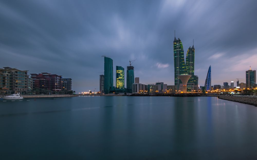 Moving Clouds over the city