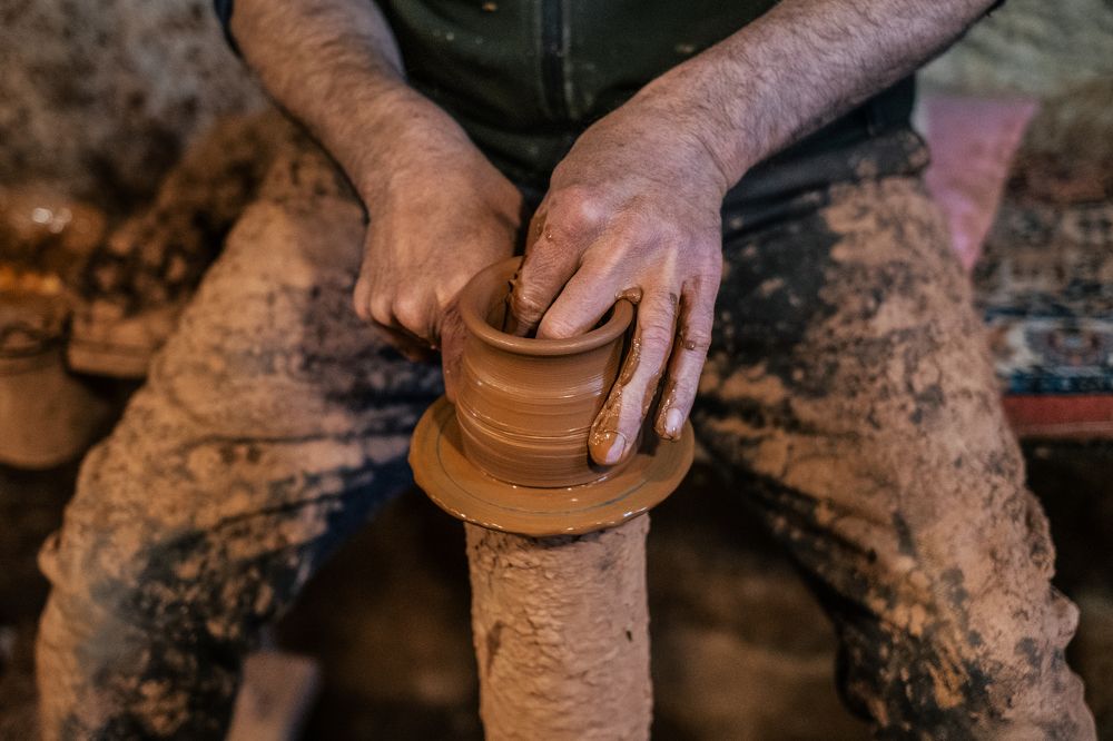 Рождение глиняной вазы
