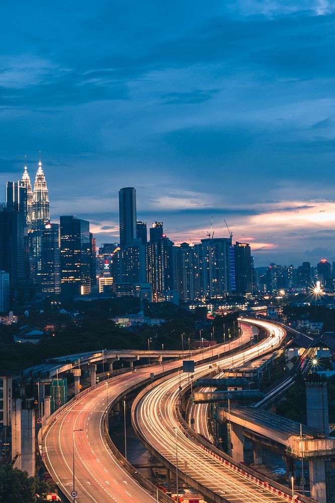 Kuala Lumpur highway , Malaysia