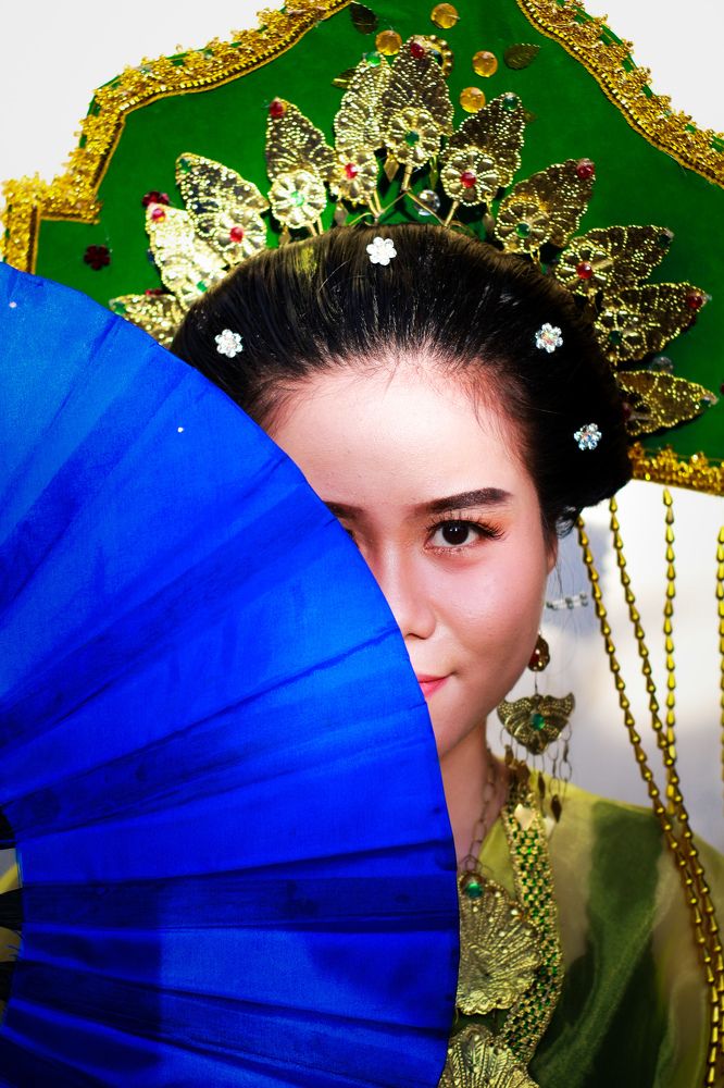 beautiful smile of Indonesian bugis women.