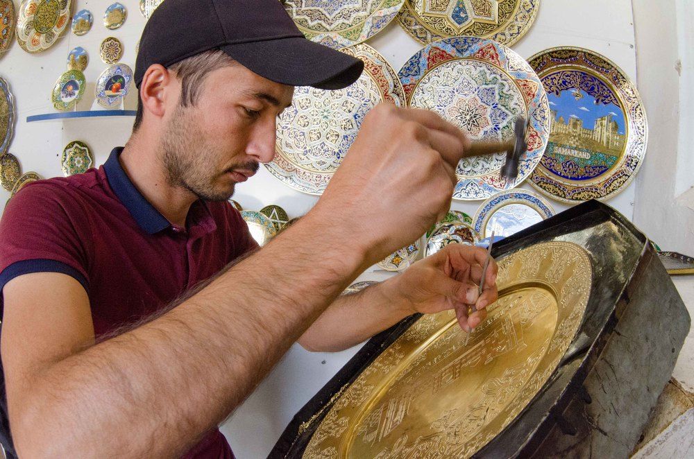 Самаркандский чеканщик