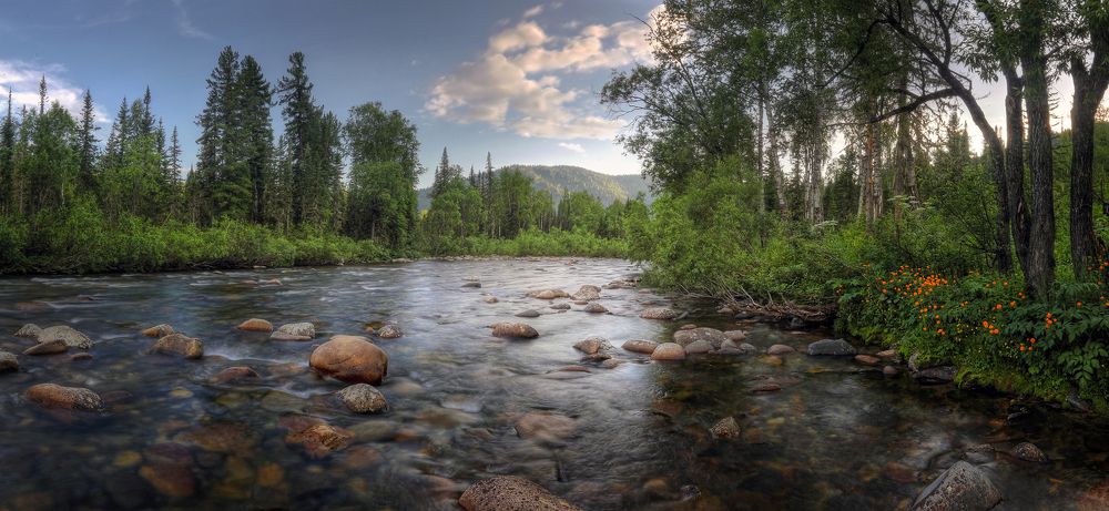 Сибирских речек перекаты