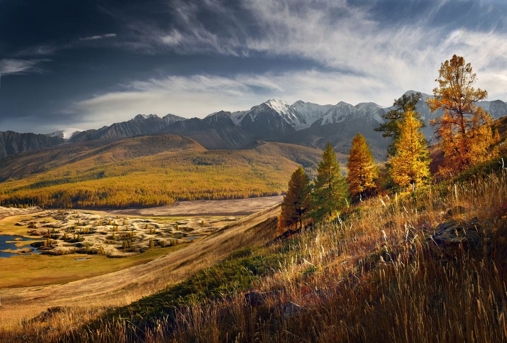 Теплая осень.