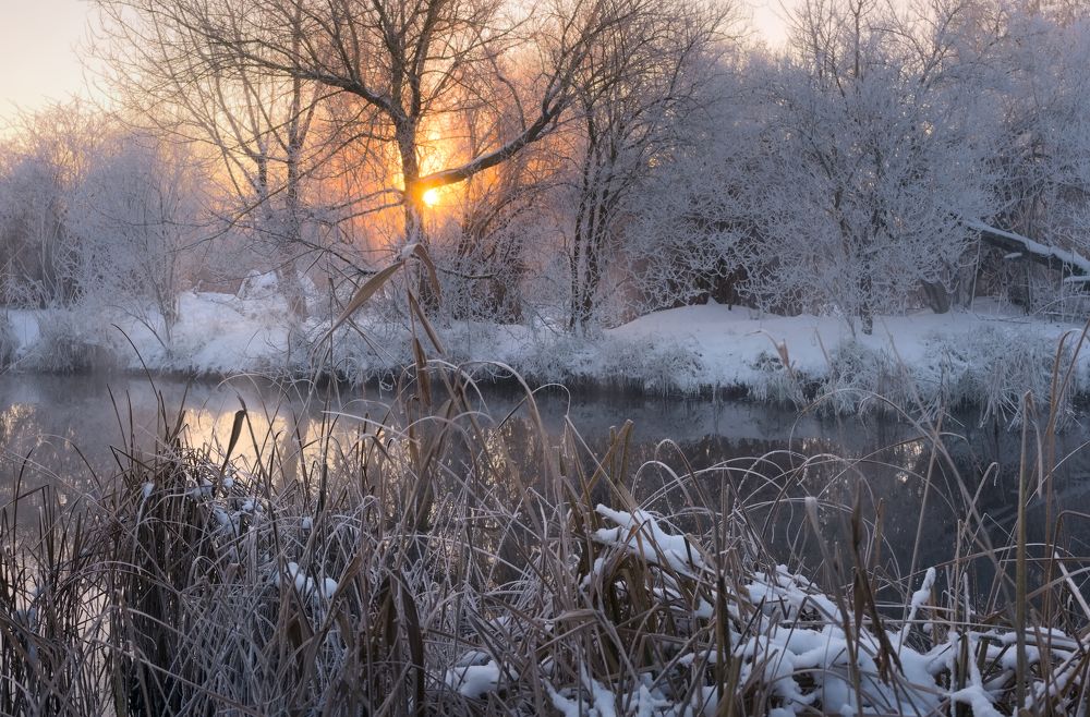 "хрустящее" утро ..