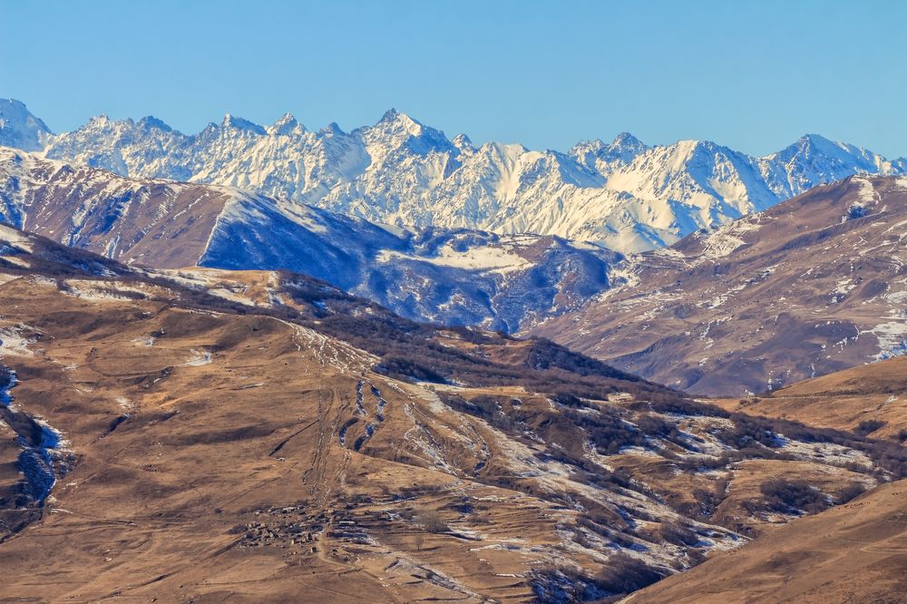 В горах Осетии.