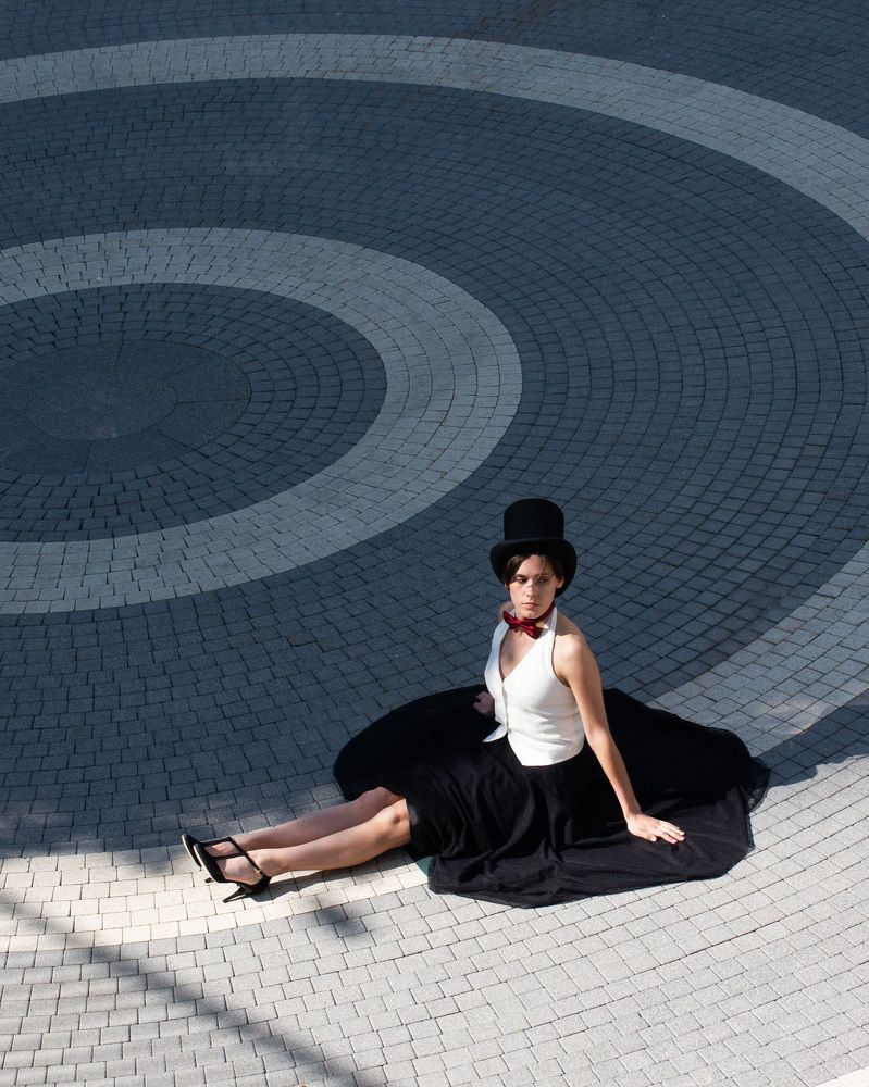 The artist of the traveling circus