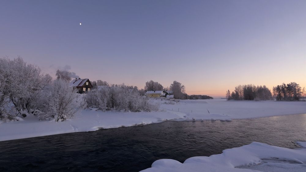 Деревенский вечер.