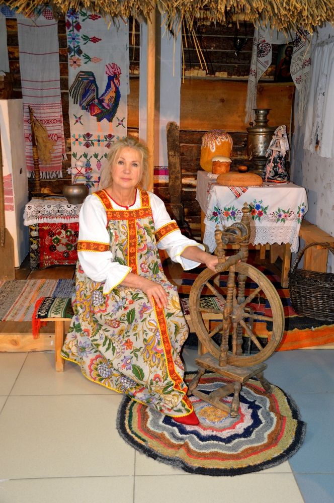 В русской избе