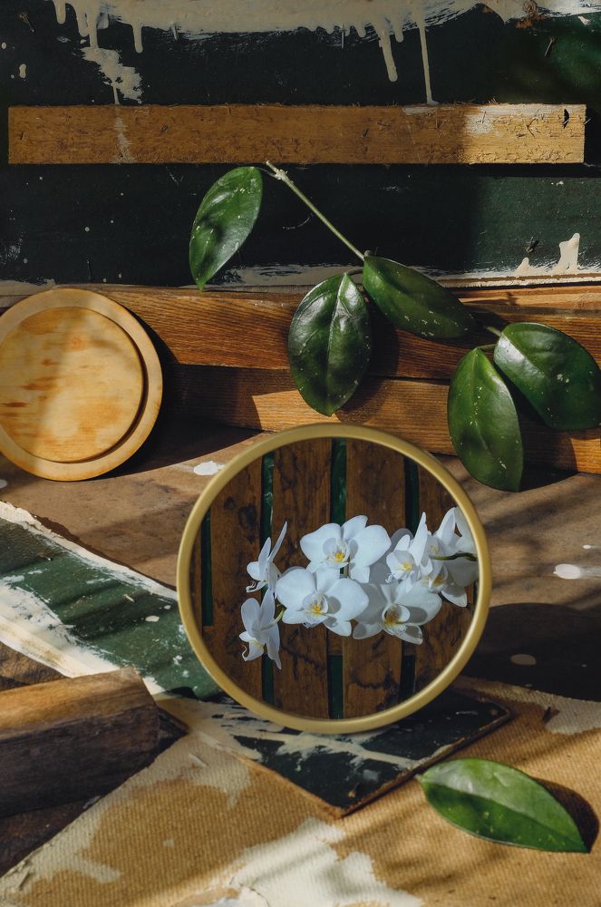 Натюрморт с зеркалом