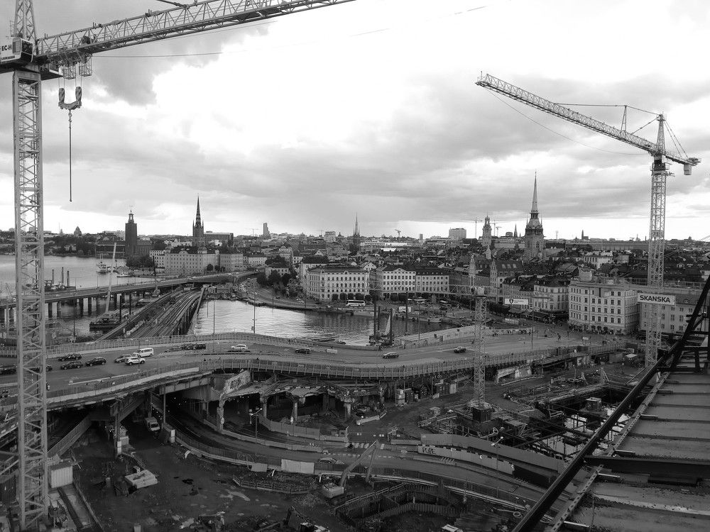 Stockholm under construction