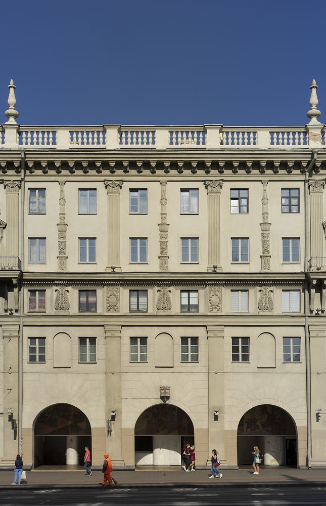 Станция метро "Октябрьская" Минск, Беларусь