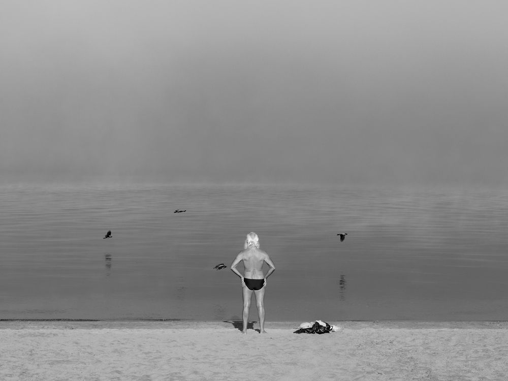 Октябрьский туман на Волге / October fog on the Volga River