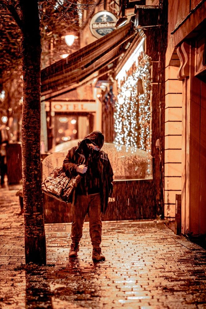 Mainstreet Portlaoise At Night