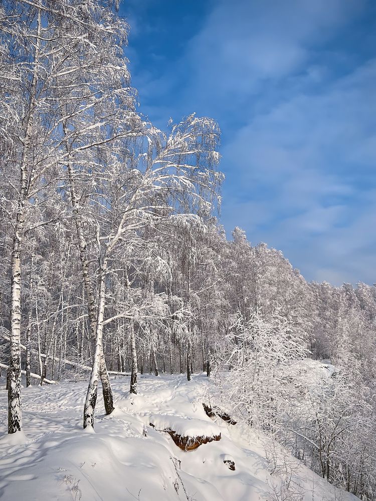 Зимний день на Дзержинском карьере. Winter day at the Dzerzhinsky quarry.