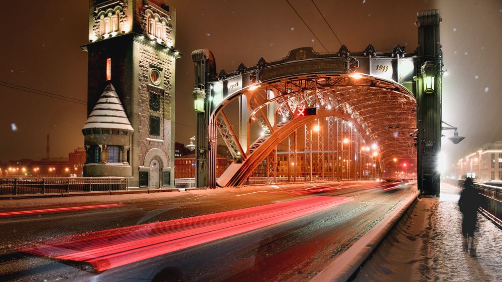 Охта. Зимний вечер