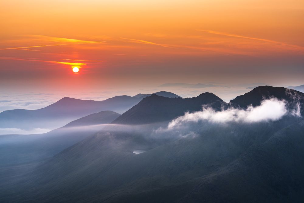 Sunrise over the big gun