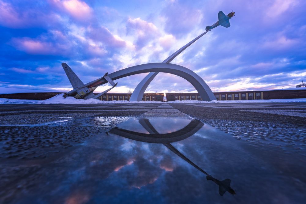 Мемориал "Защитникам неба отечества". Memorial "Defenders of the sky of the Fatherland".