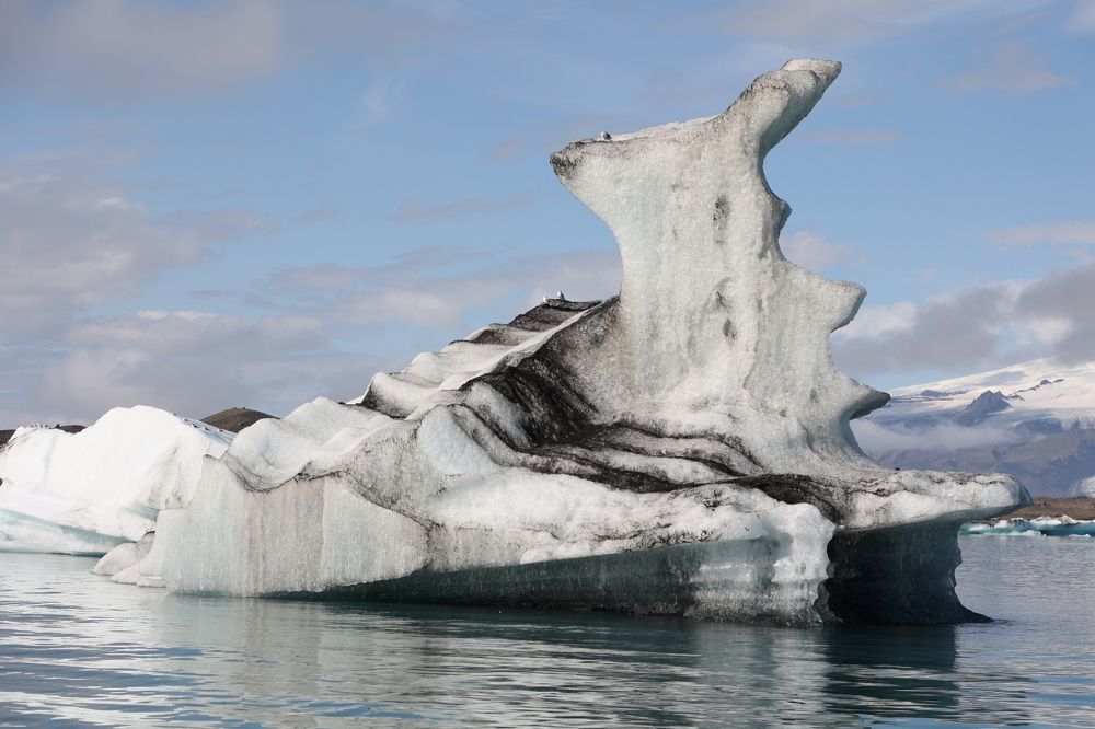 Лагуна Йокульсарлон. Исландия.