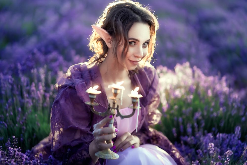 Лавандовый эльф