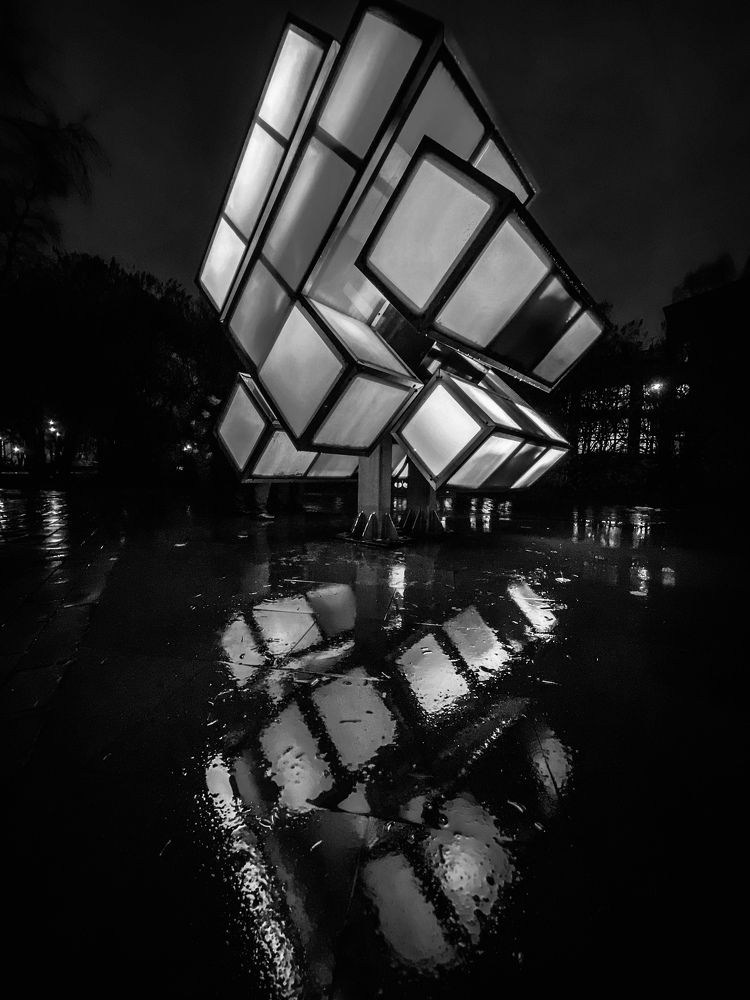 ЧБ отражение