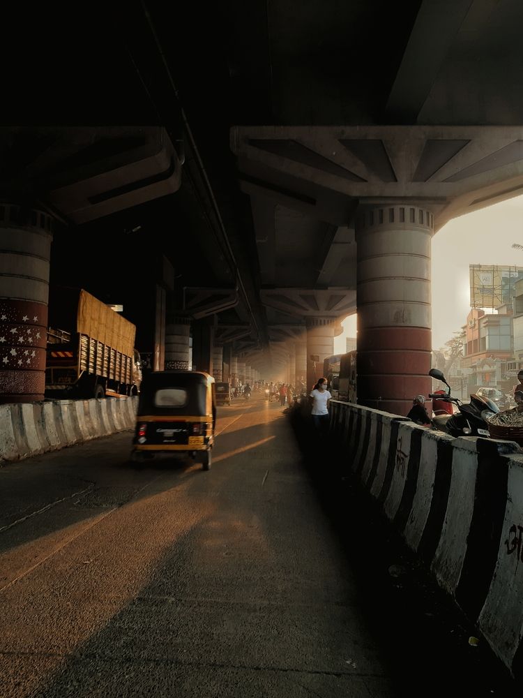 Sunset Light With Happines