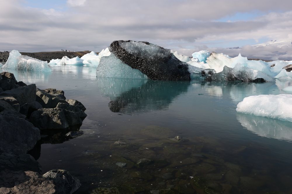 Лагуна Йокульсарлон. Исландия.