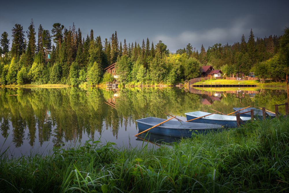 Утро в Горной Саланге