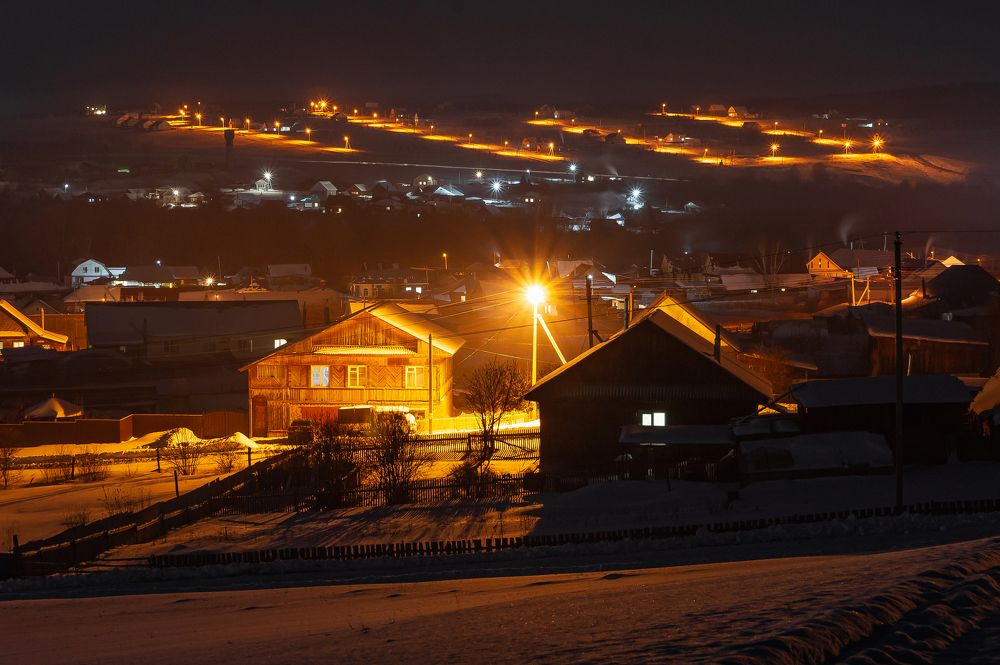 Ночь в деревне