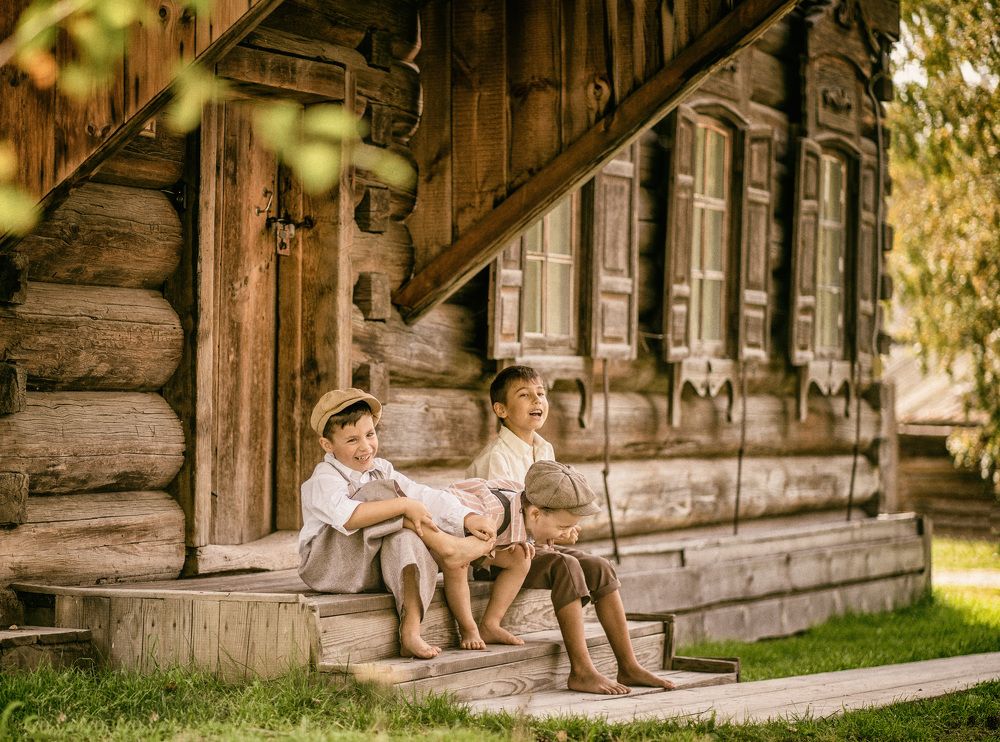 Деревенские мальчишки