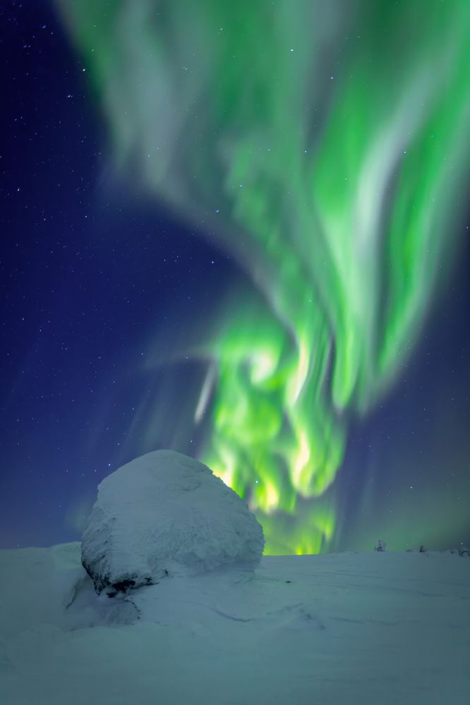 Snow rock in Kandalaksha