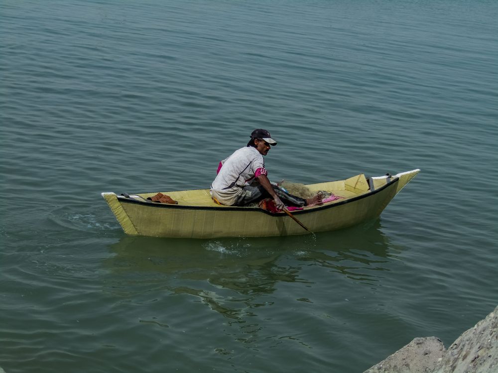 Fisherman go to fishing