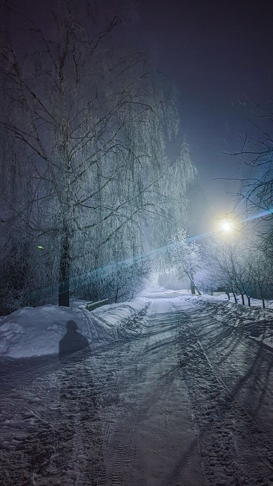 Чапаевка в снегу.