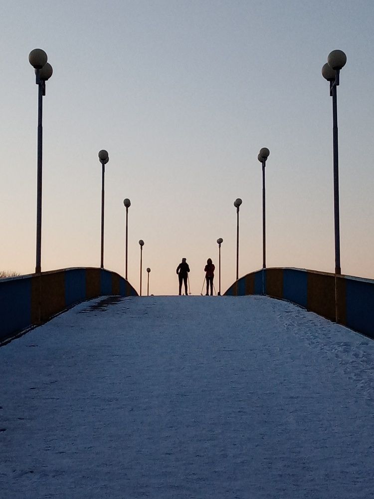 Крутой спуск.