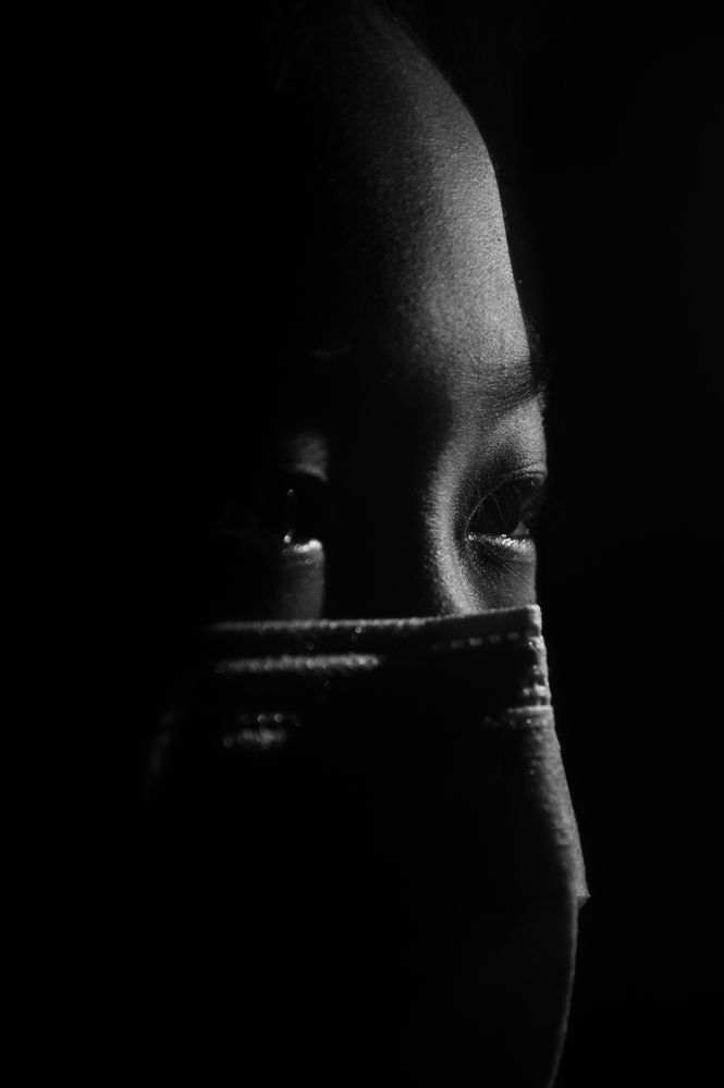 A Boy With Mask