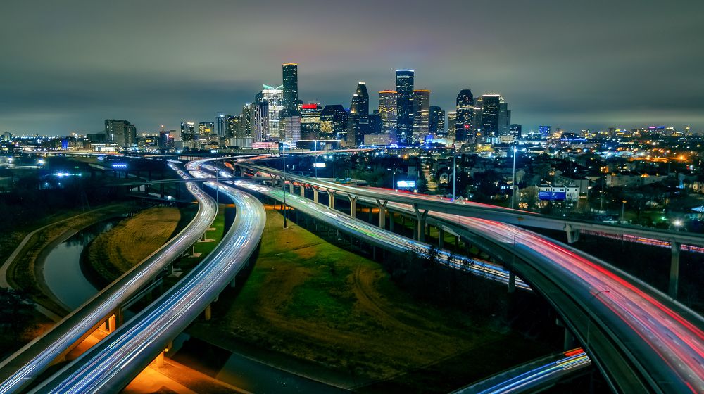 Houston by night