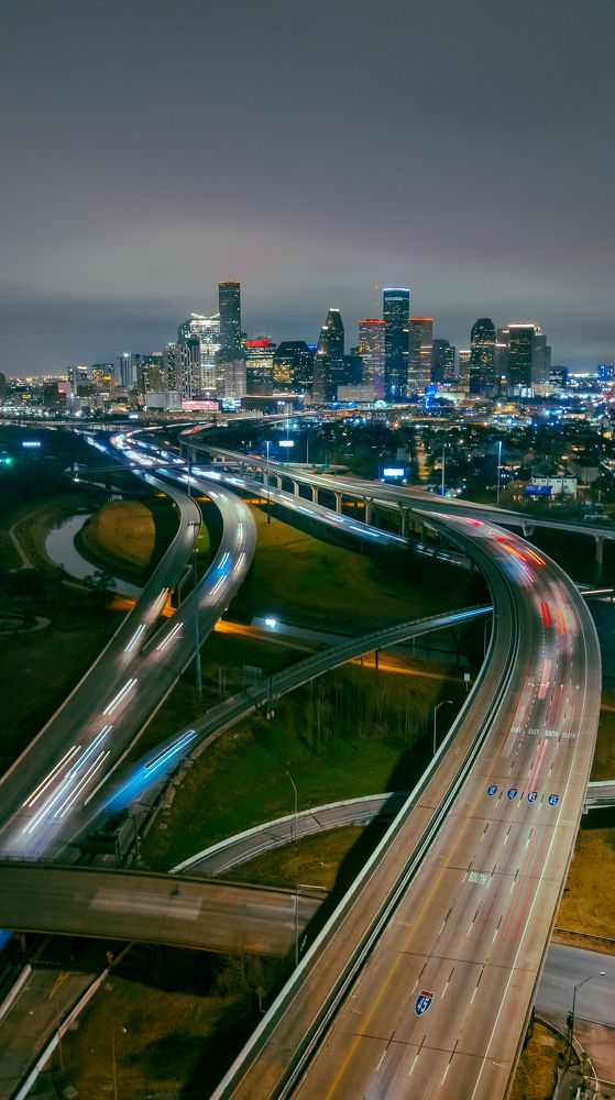 Houston by night
