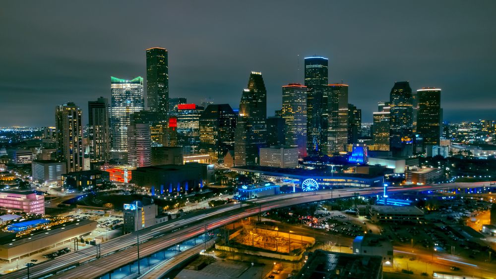 Houston by night