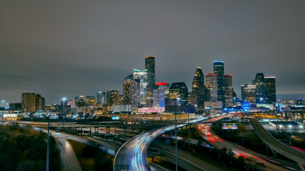 Houston by night