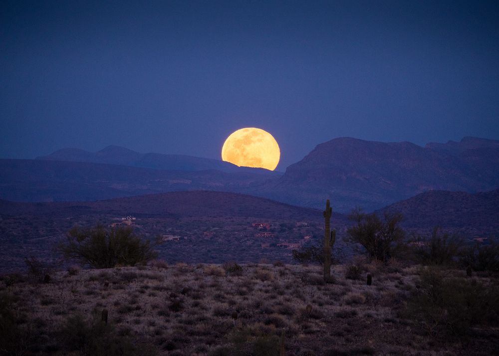 Moonrise in Arizona
