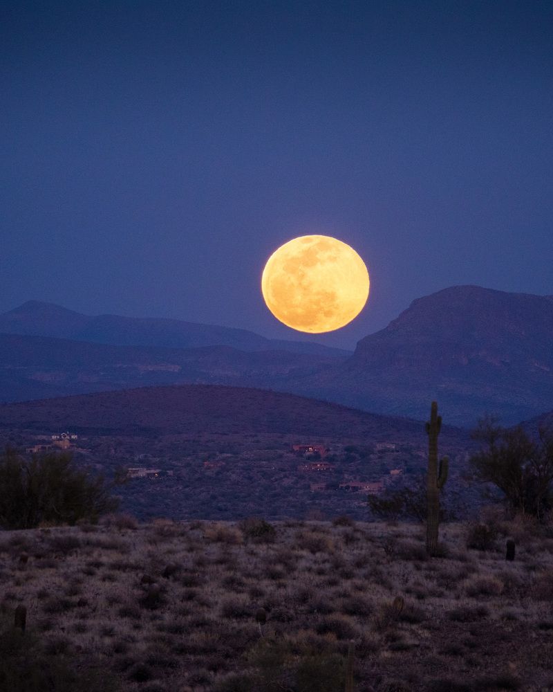 Moonrise in Arizona