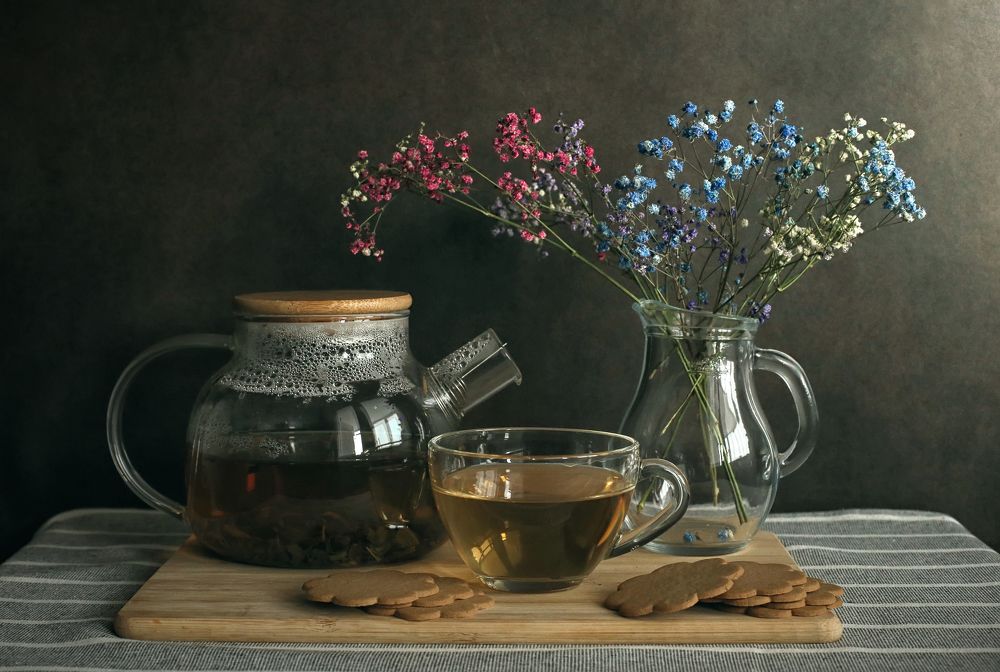 Still life with tea