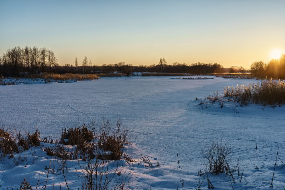 Закат в феврале