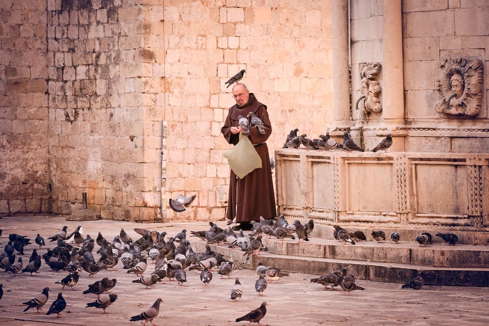 Morning prayer, Dubrovnik, Feb.2022