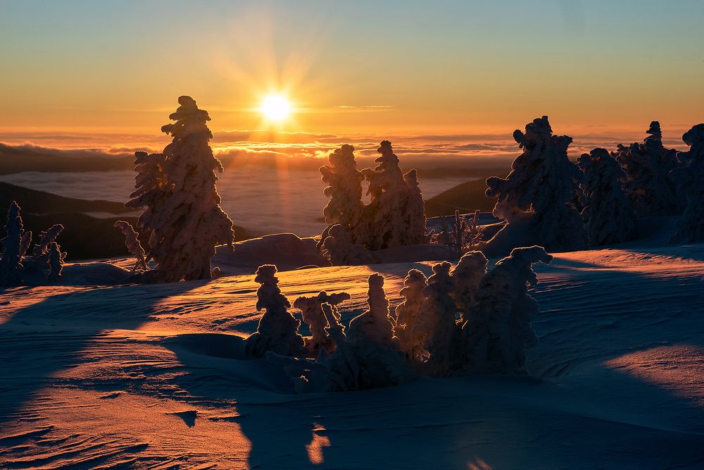 На рассвете