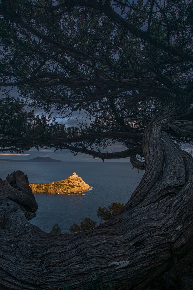 Мыс Капчик в свете заката
