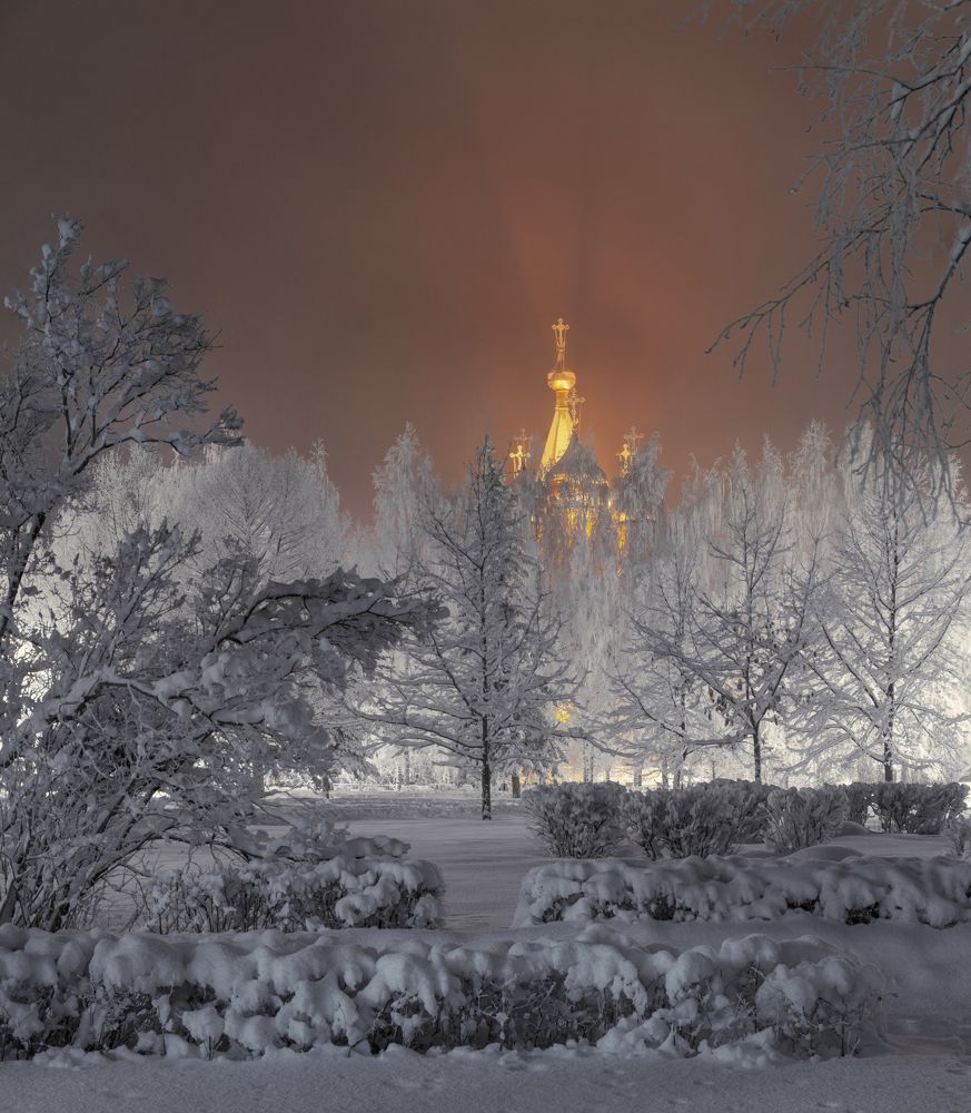 Снежный вечер