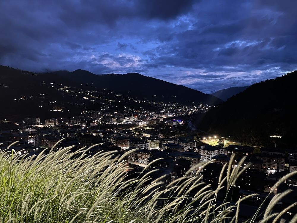 Mobile photo night view