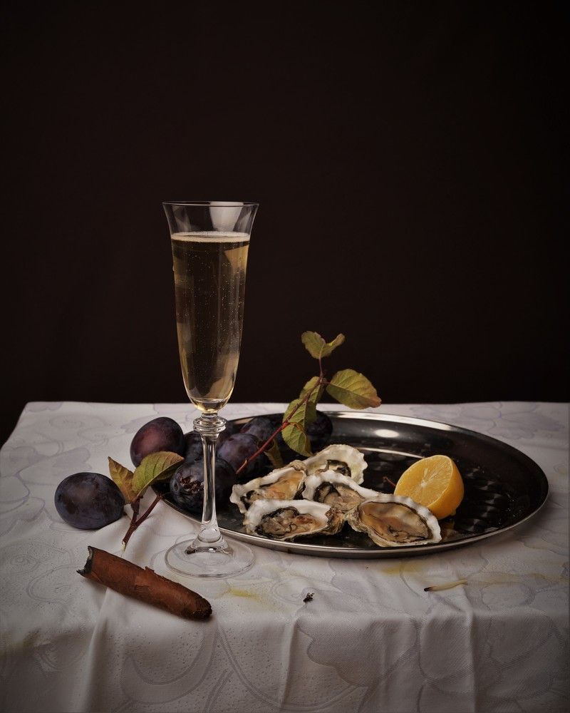 Натюрморт с устрицами.