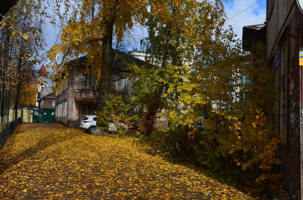 Осенний дворик