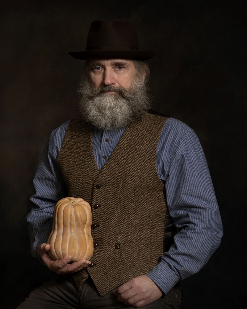 Портрет с тыквой